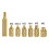 Heat Set Insert Soldering Iron Tip  M2-M6 Hot Melt Inset Nut Brass Embedded Thread Insertion Kit for Plastic EU PLUG 7