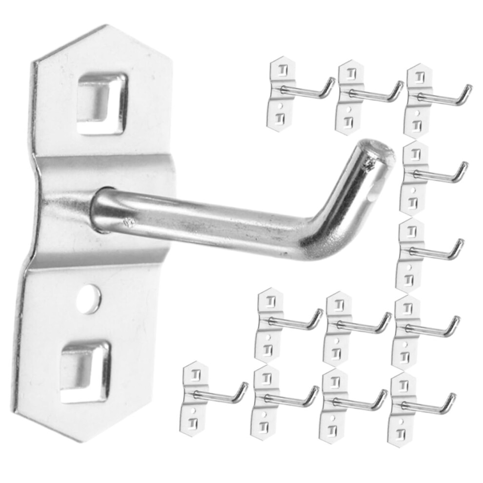 12Pcs Metal Pegboard Hooks For Garage Wall Storage, Durable Hooks For Hanging Tools 9073542221364