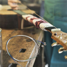 16 Stueck Violinsaiten E-A-D-G Stahl + Nickel Draht Musikinstrument Teile Zubehoer