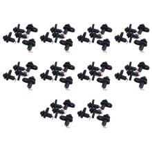 50 Piezas Negro Puerta Lampara Luz Interruptor Montaje para Coche