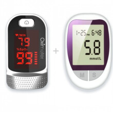 HK&Hanker finger clip pulse oximeter is a smart, portable blood glucose meter suitable for seniors to use at home and when out and