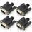 4X VGA Virtual Display Adapter Male Dummy Plug EDID Headless  Emulator Lock Plate 2