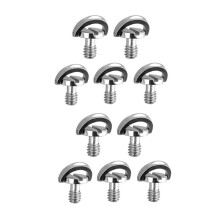 10 Pack 1/4Inch Quick Release Plate Mounting Screw D-Ring D Shaft QR Screw Adapter Mount for DSLR Camera