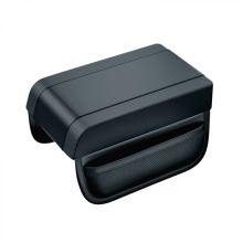 Cuscino universale per bracciolo auto con tasca centrale in memory foam e supporto per i gomiti.
