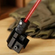Mini laser a infrarossi con puntamento in alto, in basso, a sinistra e a destra, torcia laser regolabile con lente ad alta trasmittanza