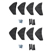8 Pcs Universel de Voiture ArriÈRe Bumper LÈVre Diffuseur Fin Style de Voiture ArriÈRe Bumper Spoiler Lip Splitter Car-Styling Auto Accessoires