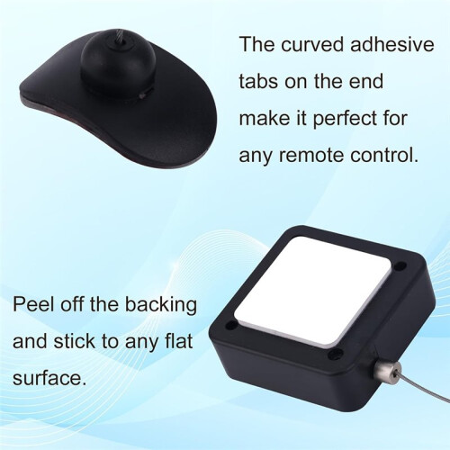 2pcs Retractable Remote Control Tether Locks, 6.56ft Adjustable Security Leash for Gaming Controllers, Ideal for Home 2