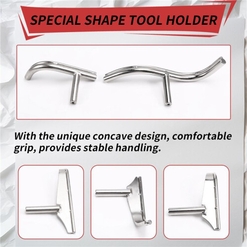 Woodworking Lathe Tool Holder Special Shape Tool Holder Holder Woodworking Combination Tools Special-Shaped Tool 5/8Inch 2