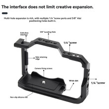 Volledige Camera Kooi Rig Beschermende Frame Behuizing voor A6700 DSLR Camera Uitbreiding Stabilisator Video Film Film Maken Beugel