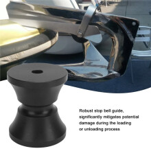 75x86mm Bow Stop Roller Assembly for Boat Yacht Trailer High Durability and Shock Absorption