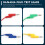 5pcs 4mm Test Hook Clip to Stackable Banana Plug Test Lead Kit Multimeter Cable  Wire for Electrical Testing 4