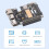 För Raspberry Pi 5 PCle Till MiniPCle GbE USB3.2 HAT+ Gigabit Ethernet Stöder MiniPCIe Interface 4G-Modul 4