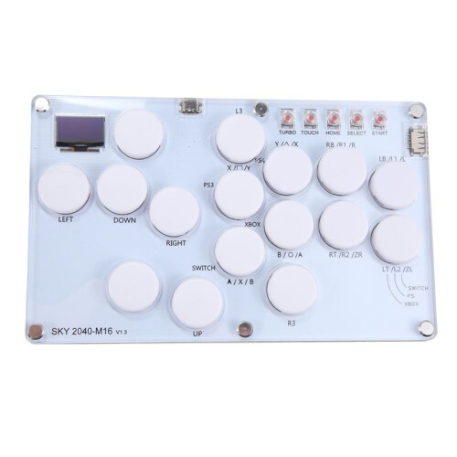 Controller Stick Arcade con Tastiera Joystick Hitbox A 16 Tasti per PS4/PS3//Steam Arcade Hitbox Controller Fight Sticks D 1