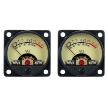 2X VU Indicateur de Niveau TR-35 500 VU Panneau de Mesure Pointeur Mécanique Type Indicateur de Niveau Audio Blanc LED 2.8-3.8 V 20MA