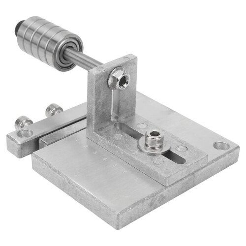 Leather Strap Cutter with Replaceable Blade, Strong Metal Aluminium and Steel Construction - Detachable Design 2