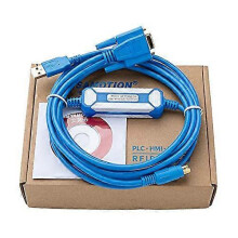 Cable de programación de pantalla táctil PLC IFD6601 UC-PRG020-12A compatible con sistemas HMI y PLC Delta. XIA