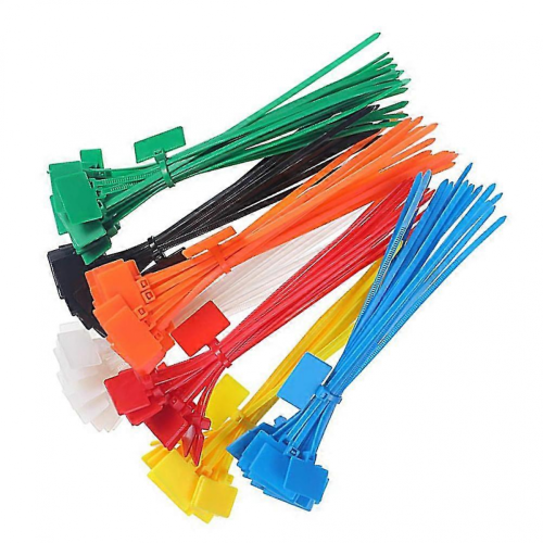 250 τεμάχια Easy Mark 4x150 χιλ. Νάιλον Δεματικά Καλωδίων Ετικέτες Ετικέτες Πλαστικά 2