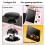 E5Plus Handheld Video Game Console 5inch HD Retro Game Console 6000mAh 128G Video Handheld Game Console A 3