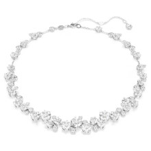 (3Necklace-1218) Original 2026 White Crystal Tassel Fine Swarovski Jewelry Set Snowflake Earrings Necklace Bracelet Ring For Women Romantic Gift