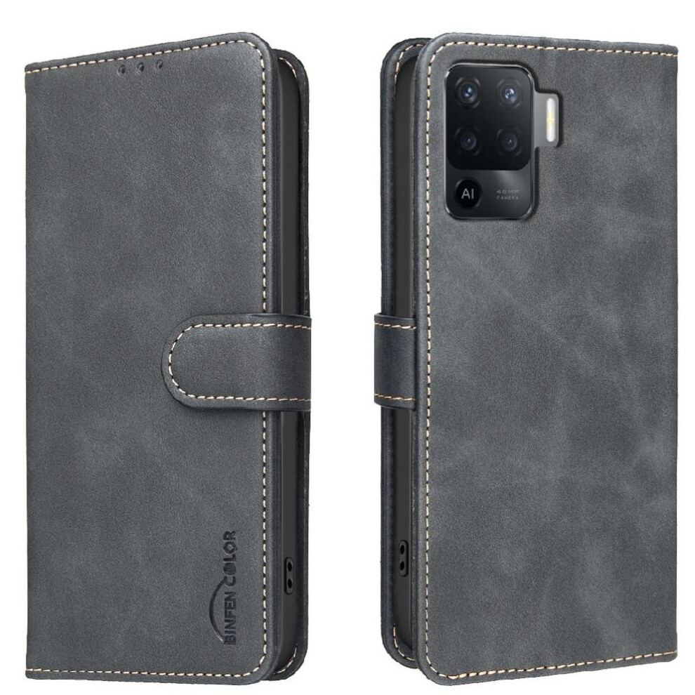 () Phone Case For Oppo F19 Rpo Rfid Blocking Protection All Round Shockproof Convenient Kickstand Drop Protection 764563356102
