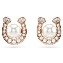 (905Earrings-2) Charms 2026 New Horseshoe Necklace Bracelet Fine Swarovski Jewelry Set For Women Horseshoe Earrings Luxury Accessories Romantic Gift