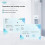NFC Wireless Data Recorder 180 Days Data Logger LCD Indicator 500,000 Groups for Chemical NFC Temp Logger 6