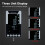 Digital Dynamometer Thrust Gauge Pull Gauge Portable Dynamometer Dynamometer, 3 Units N/LB/Kg LCD Liquid Crystal Display 4
