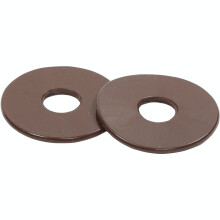 (One Size, Brown) Shires Silicone Horse Bit Guard (Pack of 2)