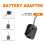 3Pc Battery Adapter for  18V Lithium Battery Power Tool Connector Adapter Dock Holder for Power Tool BL1830 BL1840 4