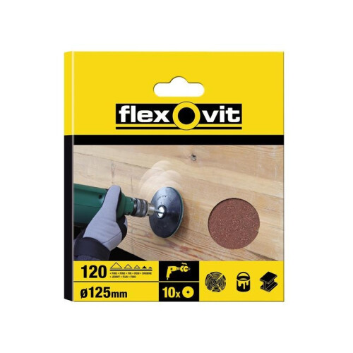 Flexovit Drill Mountable Discs 125mm