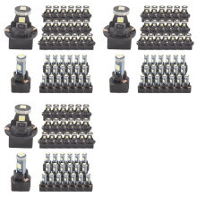 120 Pieces T5 T10 LED Bulbs Dash Lights with Twist Socket Instrument Dashboard Light LED Bulbs for Interior Car Lights