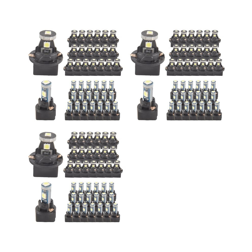 120 Pieces T5 T10 Led Bulbs Dash S With Twist Socket Instrument Dashboard Led Bulbs For Interior Car S Light 6032122605225