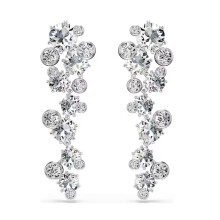 (5732252) New Swarovski Jewelry Fashion Unique Chain With Pearl Necklace Long Earrings Bracelet Ring Luxury Brand Swarovski Jewelry Set Memorial Gift