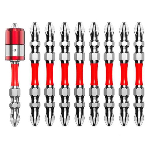 10PCS Double End PH2 Magnetic Screwdriver Bits Set   65mm