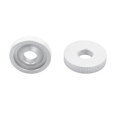 2PCS Alloy Colorful Nuts for Nagra / Stellavox High Precision Reel Retaining Nuts Sliver