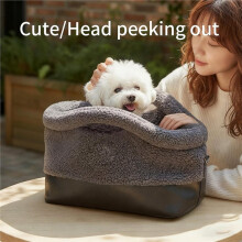 Puppy Carrier Waterproof Soft Sling Pouch with Safety Harness Buckle Dog Carrier Sling for Small Medium Breed Winter B