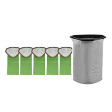 For ProTeam Super Pro 10 / GoFit 10 Backpack Vacuum Cleaner Parts Micro Filter Bags+ Reusable Cloth Bag 6PCS