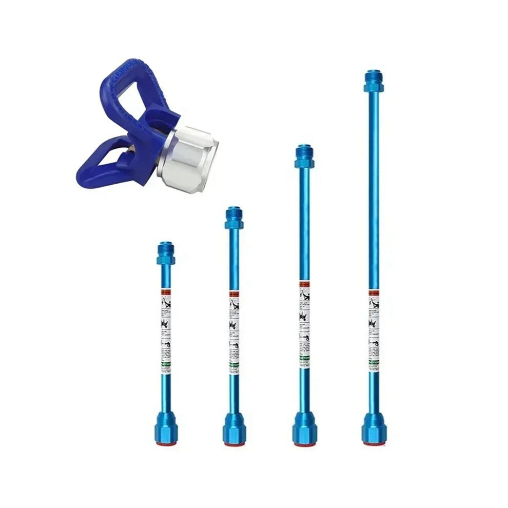 4Pcs Sprayer Gun Extension Rod Airless Paint Sprayer Gun Tip Extension Pole Fits For Gro Titan Wagner 6031443642117
