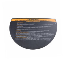 For EZGO TXT RXV  Cart Steering Wheel Sticker Warning Sticker Dashboard Stickers 608529
