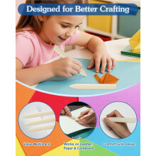 30 Pack Bone Folder Tool, Plastic Bone Folder Crafts Scoring Folding Creasing Paper Crafting Supplies Scrapbooking Tool