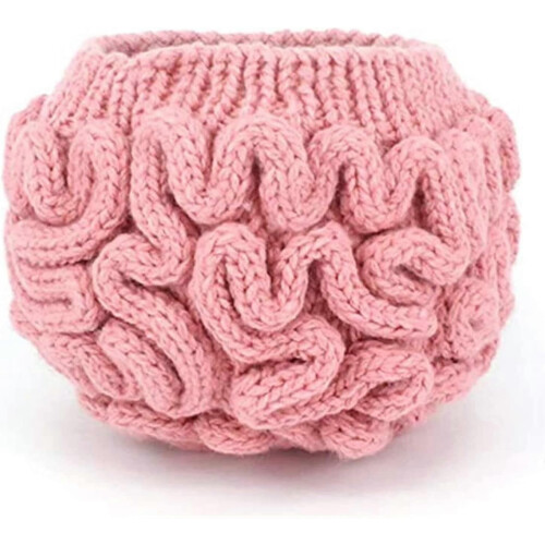 Unisex Χειροποίητο Πλεκτό Σκούφος Brain Beanies Καπέλο Δημιουργικό Καπέλο Halloween με Ρο 1