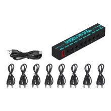 JAMJUM PEDAL POWER Guitar Pedal Power Supply 8 Isolated Pedalboard Power Supply  Output 9V Effect Pedal