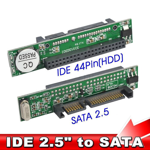 IDE σε Sata 2,5 ιντσών IDE θηλυκό, θύρα 40 ακίδων σε 2,5 Sata θηλυκό, μετατροπέας σειριακ 1