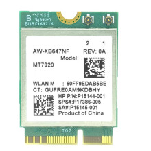 MT7920 WIFI6 Card AX1800 Bluetooth5.2 2.4G/5.8G 1800Mbps M.2 NGFF Wireless WiFi Adapter Card for Win10/Win11