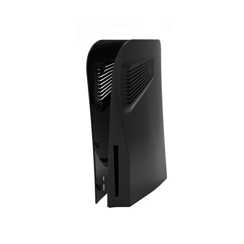 Replacement Gaming Console Shell Cover For Ps5 Optical Drive Version Console For 5 Consoles Black Exogio