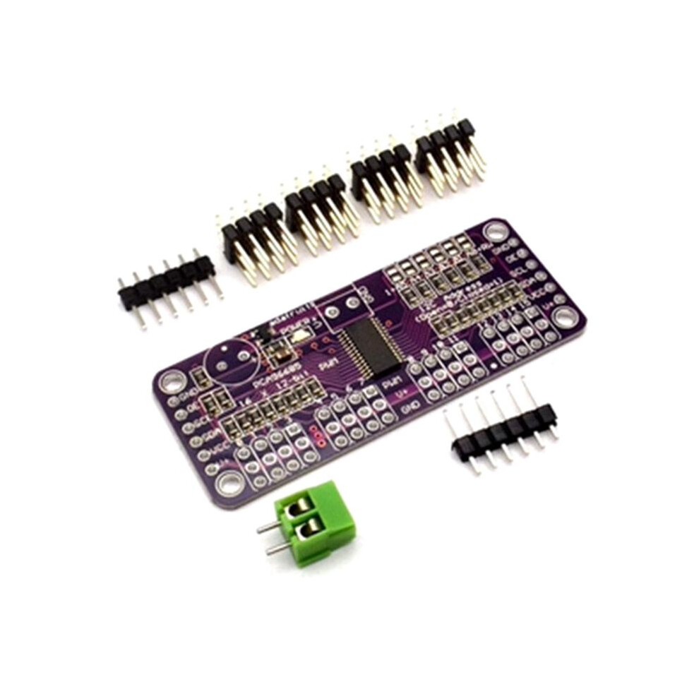 Mcu-Pca9685 16-Channel Servo Driver 12-Bit Fm+I2c Bus Pwm Controller Servo Control Module 6033072538724
