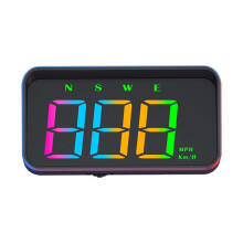 HUD GPS Beidou Dual Data Car - Display Meter Speed MPH /H 5V USB M2S Windshield Projector Color Display LCD