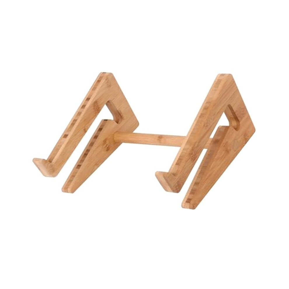 Photos - Notebook Bamboo Vertical Laptop Stand for Desk Bamboo Laptop Holder Compatible for Book Air Pro XPS Surface Pro Pixelbook