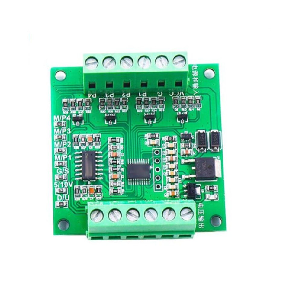 4 Channel Pwm To Voltage Converter Module, Pwm To Voltage Module 10Hz-1Khz (Automatic Identification) Signal Conditioner 6031170345879