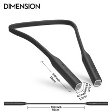 Neck Reading Light Book Lights Reading in Bed Bendable Long Lasting Portable USB Rechargeable Flexible LED Book Lighting